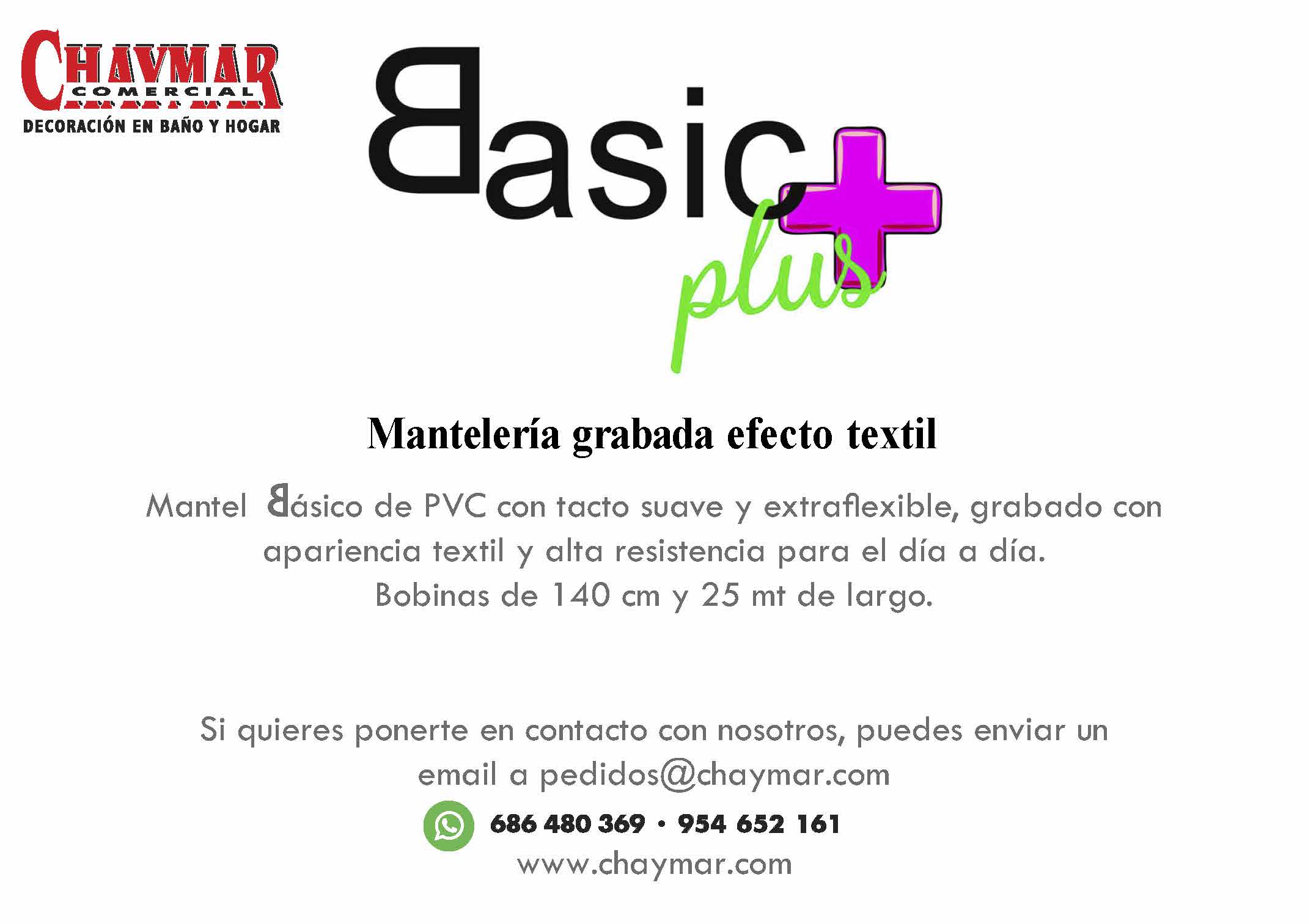 MANTEL BASIC PLUS PVC